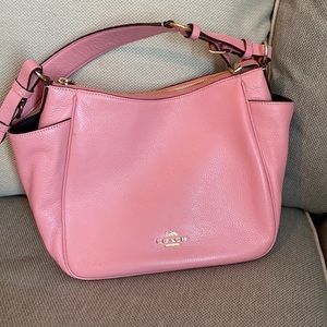 Soft pink Coach purse - like NEW, no flaws.